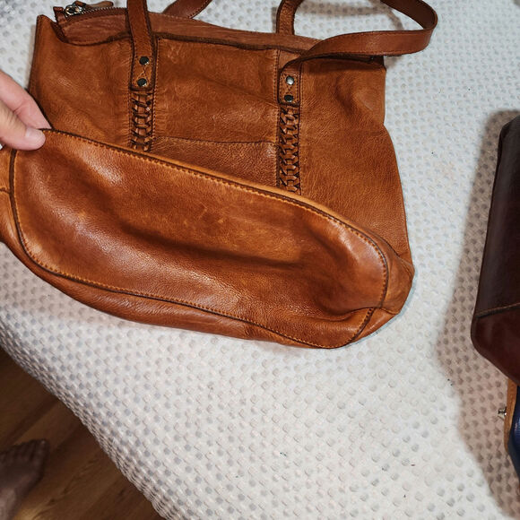 VILENCA HOLLAND EUC ANTHROPOLOGY EAST WEST NORTH SOUTH STITCH TOTE BAG - Picture 8 of 9